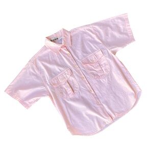 Elegant Pink Button-Down Shirt for Women